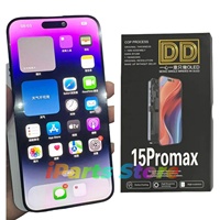 Pantalla de Repuesto IPARTS para iPhone 15 Pro Max Plus, OLED Flexible de 120HZ, Pantalla Táctil LCD Retina DD, Compatible con IC Extraíble