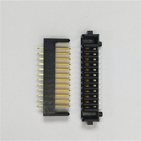 Hochwertiger DGDTE 2,0mm Pitch-Stecker für Notebook-Akkus, Männlich mit 7A/Pin Nennstrom, Kupferlegierung, Kunststoffgehäuse, Schwarz
