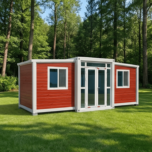 Casa Contenedor Expandible de Doble Ala con Diseño Rústico Impermeable y Resistente a la Corrosión para Almacenamiento de Equipos en Playas y Resorts de Esquí - Product Image 2