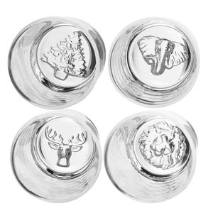 Verre à <span class=keywords><strong>whisky</strong></span> sans plomb 310 ml, design créatif tête <span class=keywords><strong>de</strong></span> <span class=keywords><strong>cerf</strong></span> 3D, thème animal en relief unique, transparent, <span class=keywords><strong>avec</strong></span> logo personnalisé, style européen - Product Image 2