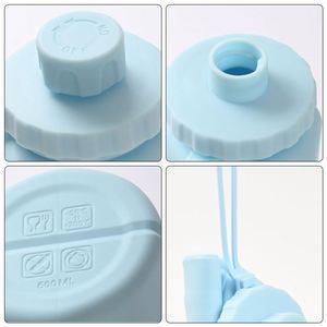 Nueva Botella de Agua Plegable de Silicona para Acampar al Aire Libre, con Tapa, para Viajar - Product Image 5