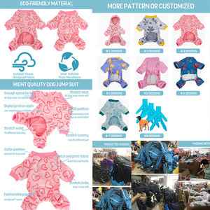 COLLABOR ชุดเอี๊ยมกันหนาวขนแกะลายหัวใจ,ชุดเอี๊ยมมีฮู้ดสำหรับสุนัข <span class=keywords><strong>Adidog</strong></span> เสื้อผ้าซับเหงื่อ - Product Image 3
