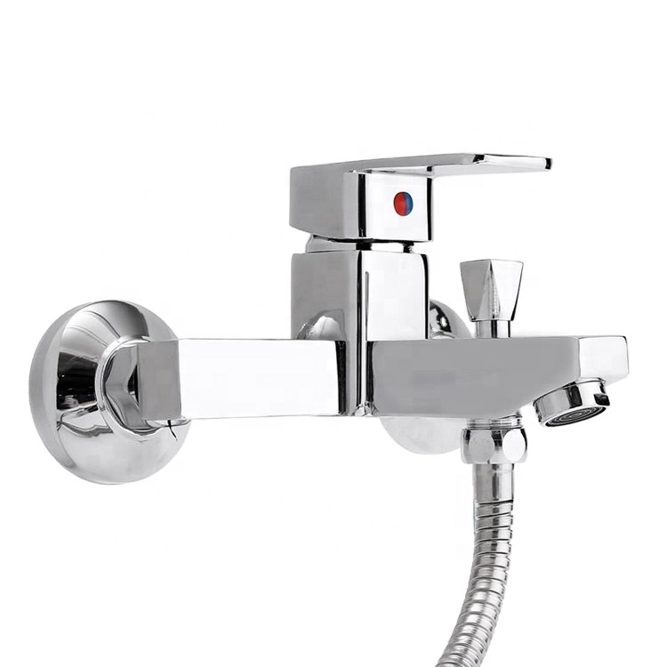 Высококачественный Хромированный Современный Смеситель для ванны с одной ручкой