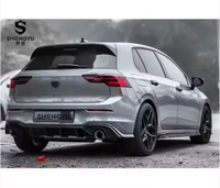 Pare-chocs de voiture contenant des pare-chocs Grille Jupes latérales Diffuseur arrière Phares antibrouillard pour Volkswagen Golf 8 GTI modèle Facelift