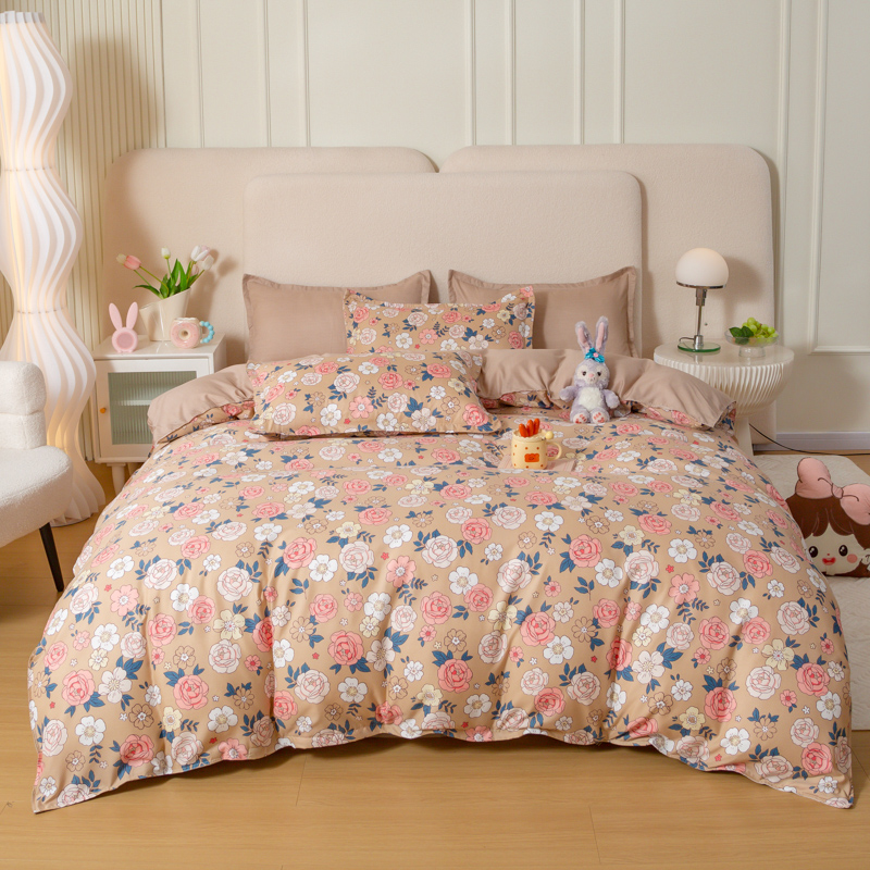 Floral marron