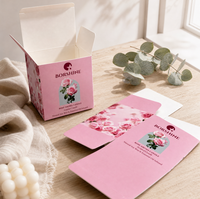 Boîte d'emballage pliable personnalisée avec fond à fermeture à clapet, grandes boîtes cadeaux en carton, impression couleur intégrale, emballage de vente au détail, matériaux recyclés