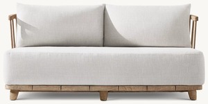 Muebles de Exterior Modernos de Madera de Teca Maciza, Sofá, Silla, Muebles de Exterior para Gimnasio, Comedor, Hotel, Parque, Sofá de Teca - Product Image 2