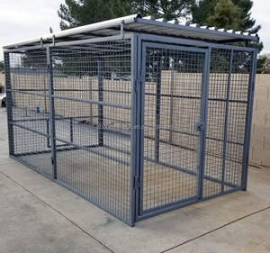 Fácil de instalar American Metal <span class=keywords><strong>Dog</strong></span> Kennel Outdoor Big <span class=keywords><strong>Dog</strong></span> Cage Pet Playpen - Product Image 1