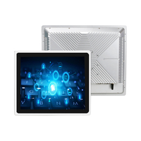LGS Monitor SENTUH 17 inci, Pc Industri Tampilan Harga layar sentuh Ip65 industri Pc dengan VGA COM USB LAN