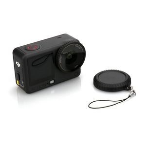 Pour caméra d'action DJI de haute qualité, capuchon à 6 lentilles, protection antichoc et anti-poussière, housse en caoutchouc souple TPU avec cordon, matériau métallique - Product Image 2