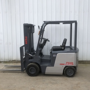 Used Powerful and Quiet TCM 2-Ton Lithium-Ion Electric Forklift in Grey Color for Manufacturing Distribution Retail Facilities - Product Image 4