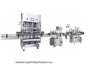 Lubricants Oil Filling Machine Shampoo Liquid Detergent Automatic Filling Capping and Labeling Machine