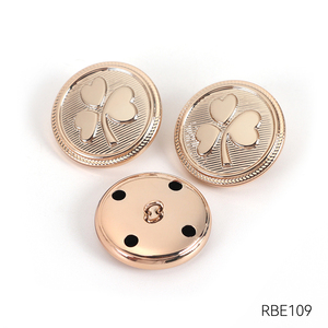 Đặc biệt tùy chỉnh thực hiện thân thiện với môi mạ <span class=keywords><strong>Brass</strong></span> vàng Shank nút cho phụ nữ may mặc Blazer phù hợp với - Product Image 6