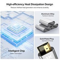 HDMI 4K Hoch auflösendes Kabel USB C-zu-HDMI-Kabel 4K 30Hz 1080P/120Hz 2K/60Hz Kompatibles iPhone iPad Air Computer Laptop