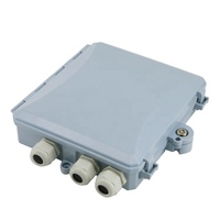 8 Port kotak Terminal serat optik Plc Splitter 8 kotak serat inti kotak Ftth