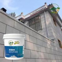 Peinture Acrylique Extérieure Imperméable en Pierre Naturelle OEM ODM pour Murs, Application par Pulvérisation, Emballage Personnalisé, Vente en Gros Usine