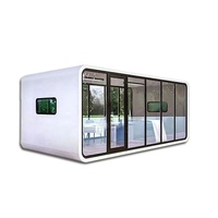 Mini-maison amovible en acier, insonorisée, pour cour, bureau mobile, salle d'activités, école, appartement, centre commercial