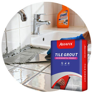 Coulis pour carrelage, adhésif et coulis pour carreaux de mosaïque direct d'usine, imperméable, haute résistance pour l'intérieur et l'extérieur - Product Image 2