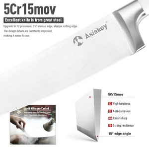 Flatware phụ kiện 4.5 inch bộ 6 thép không gỉ bếp bít tết Knife Set - Product Image 3