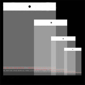 Großhandel Kundenspezifische Transparente Logo- und Druckverpackung Transparente Plastik-<span class=keywords><strong>OPP</strong></span>-Beutel für Accessoires, Halsketten - Product Image 6