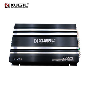 Amplificateur de puissance audio pour voiture KUERL C-286 4 canaux, en alliage d'aluminium, haute puissance, amélioration pour système audio de véhicule - Product Image 3