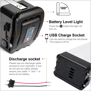 Batteria elettrica Mountain Bike litio 32V/36V/48V 14Ah/18Ah/20Ah rimovibile <span class=keywords><strong>3</strong></span> anni di garanzia 800-1000 cicli - Product Image 2