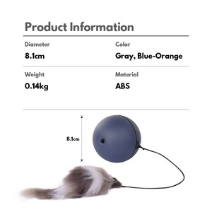 Custom Pet <b>Smart</b> Toy Automatic Intelligence Interactive Teasing Cat <b>Ball</b> Toy - Product Image 2