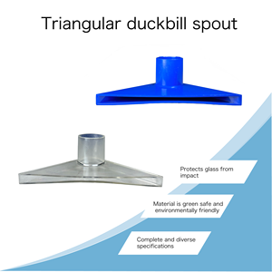 ช่องเก็บตุ่นปากเป็ดสามเหลี่ยมเติมอากาศประสิทธิภาพสูงออกแบบมาสำหรับถังอาหารทะเลเพื่อสร้าง<span class=keywords><strong>การ</strong></span>ไหลที่กว้างและป้องกันการกระเด็น - Product Image 3