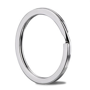 พวงกุญแจแบน2024เหล็กสแตนเลส304สำหรับพวงกุญแจบ้านและอุปกรณ์พวงกุญแจ - Product Image 3