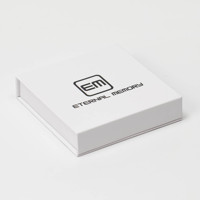 Caja de papel de regalo magnética electrónica de lujo con logotipo personalizado, cajas de cartón rígido con cierre magnético reciclable