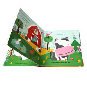 Livre cartonné découpé à l'emporte-pièce avec fenêtre, thème Animaux, pour les premiers mots et l'apprentissage précoce des enfants, impression personnalisée - Product Image 2