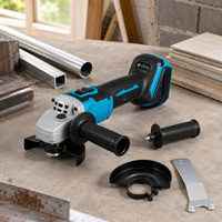 Meuleuse d'angle sans fil 18V sans balais 6000 tr/min avec interrupteur à gâchette pour la découpe et le polissage du métal, usage professionnel, industriel et bricolage