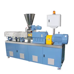 Lab mini twin screw extruder for plastic masterbatch experiment production line