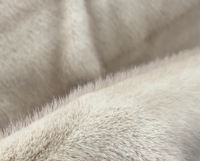 Maßgeschneiderter Designer-Kunstnerzstoff für Modebekleidung Damenmode Tierfreie Nachhaltige Anpassbare Herstellung OEM ODM