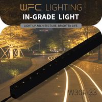 Projecteur encastré au sol WFC Factory à haute capacité de charge RGBW avec interrupteur marche/arrêt DC24V pour éclairage mural, étanche IP67