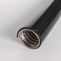 FRABO Prix usine Tuyau flexible en acier inoxydable 304/316/201 recouvert de PVC lisse, de 5/16'' à 4'', pour conduite de liquide étanche