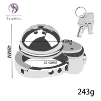 Cage de chasteté en métal portable pour hommes, produit sexuel pour adultes, verrou de chasteté, verrou de pénis, taille réglable, dispositif de retenue alternatif