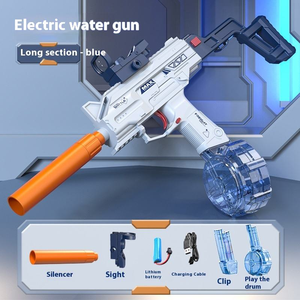 Uzi Long Sword <span class=keywords><strong>Pistolet</strong></span> à eau électrique Haute capacité 57.5 CM Jouet à jet automatique pour enfants - Product Image 3