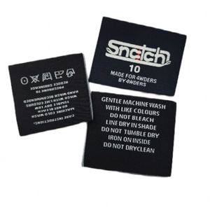 Venta Directa de Fábrica de Accesorios para Prendas de Vestir, Etiqueta Tejida Personalizada, Etiqueta Impresa para Ropa, Etiqueta Tejida de Alta Densidad - Product Image 2