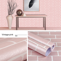 Papier peint de brique de treillis de treillis amovible de Style moderne fantaisie-fix gris pâle et blanc imperméable pour l'utilisation de l'école d'hôtel de chambre à coucher