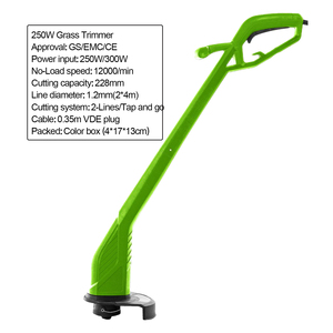 Vertak 250W Ánh sáng trọng lượng có Dây dụng cụ làm vườn cầm tay grasscutter điện chuỗi tông đơ với 22cm cắt Chiều rộng - Product Image 2