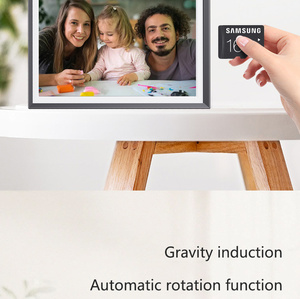IPS écran tactile mural 10.1 pouces WiFi Smart électronique cadres <span class=keywords><strong>photo</strong></span> numériques <span class=keywords><strong>avec</strong></span> diaporama partager des photos de n'importe où - Product Image 5