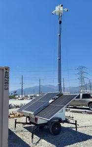 Solare Mobile senza fili CCTV telecamera rimorchio solare torre di luce di sicurezza per il monitoraggio delle miniere - Product Image 6