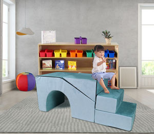 Suministro de fábrica Play Time and Climb Juego de espuma suave multiusos para bebés y niños pequeños Juego de juegos de espuma Juego de arcos de sofá Juego deslizante - Product Image 6