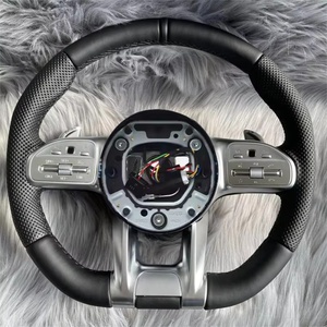 Le <span class=keywords><strong>volant</strong></span> en cuir de libellule classique convient à Mercedess Benzs <span class=keywords><strong>AMG</strong></span> GT 63 S W205 W166 W177 <span class=keywords><strong>W204</strong></span> W217 W222 <span class=keywords><strong>C63</strong></span> E63 S63 - Product Image 4