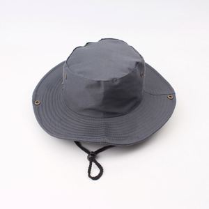 Customized Mesh Sun <b>Hat</b> <b>Large</b> Wide Brim Beach <b>Bucket</b> <b>Hats</b> Fishing <b>Hats</b> With String - Product Image 2