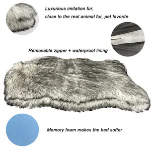 Tianshang — <span class=keywords><strong>tapis</strong></span> en fausse fourrure, accessoire de luxe <span class=keywords><strong>pour</strong></span> le <span class=keywords><strong>chien</strong></span> - Product Image 2