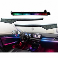 Kit d'éclairage d'ambiance universel RGB pour voiture, 64 couleurs, en acrylique, OEM pour Kia K5 2020-2025, rythme musical