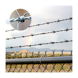 Diskon besar baru Brasil kawat Barb galvanis <span class=keywords><strong>1.6mm</strong></span> gulungan pagar kawat Alambre De Puas kawat berduri untuk pena peternakan - Product Image 5