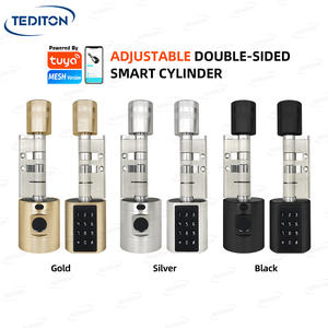Tediton OEM Serrure de Porte Intelligente Numérique Réglable Sans Clé Wi-Fi Européenne Tuya App Empreinte Digitale Ttlock Cylindre de Serrure Intelligent - Product Image 6